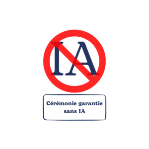 EfféeDora - logo NO IA - cérémonie garantie sans IA